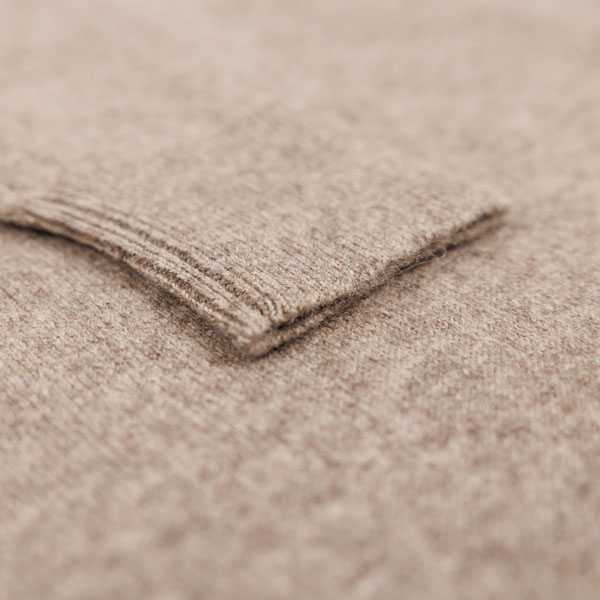 Slim Fit Pullover aus Yakwolle, grau