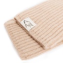 Stulpen aus Kamelwolle, beige