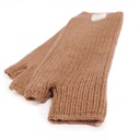 Stulpen aus Kamelwolle, braun