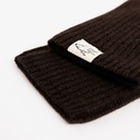 Stulpen aus Yakwolle, dunkelbraun