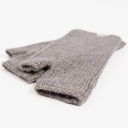 Stulpen aus Yakwolle, grau