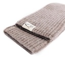 Stulpen aus Yakwolle, grau