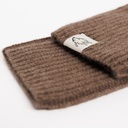 Stulpen aus Yakwolle, yakbraun