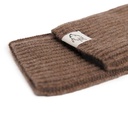 Stulpen aus Yakwolle, yakbraun