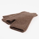 Stulpen aus Yakwolle, yakbraun