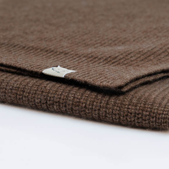 Strickdecke aus Yakwolle