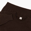 Pullover aus Yakwolle, dunkelbraun