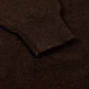 Pullover aus Yakwolle, dunkelbraun