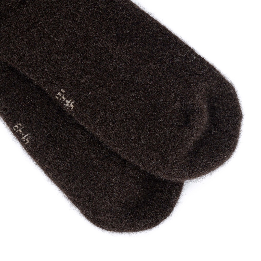 Socken aus Yakwolle, dunkelbraun (NEU)