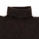 Pullover aus Yakwolle, dunkelbraun