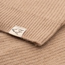 Rollkragenpullover aus Kamelwolle, beige