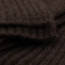 Schal aus Yakwolle, dunkelbraun
