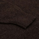 Pullover aus Yakwolle, dunkelbraun