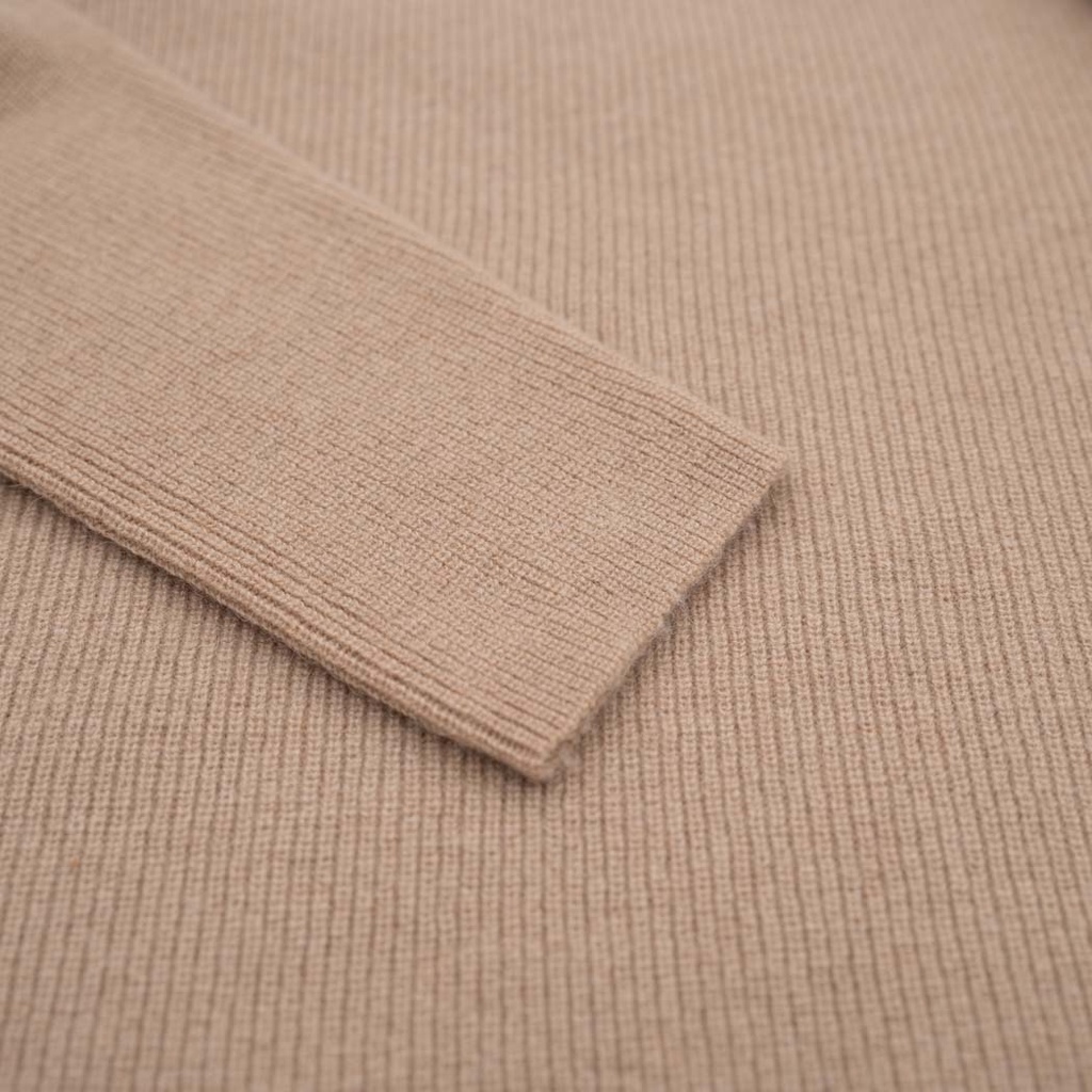 Loose Fit Pullover aus Kamelwolle, beige