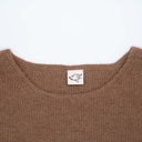 Loose Fit Pullover aus Kamelwolle, braun