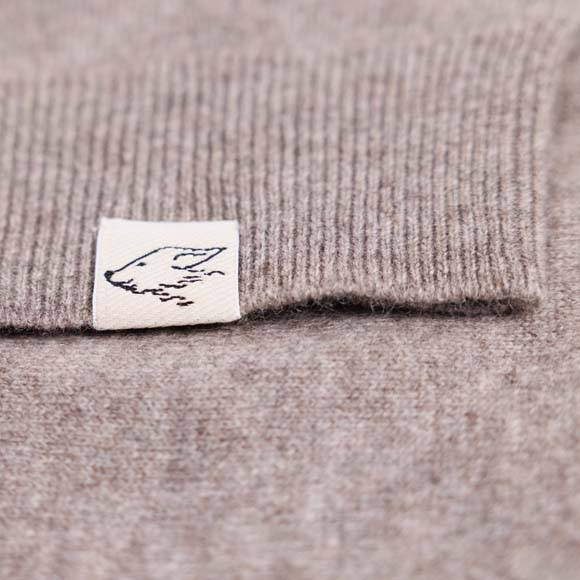 Pullover aus Yakwolle, grau