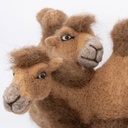 Kamel-Kuscheltiere aus Filz