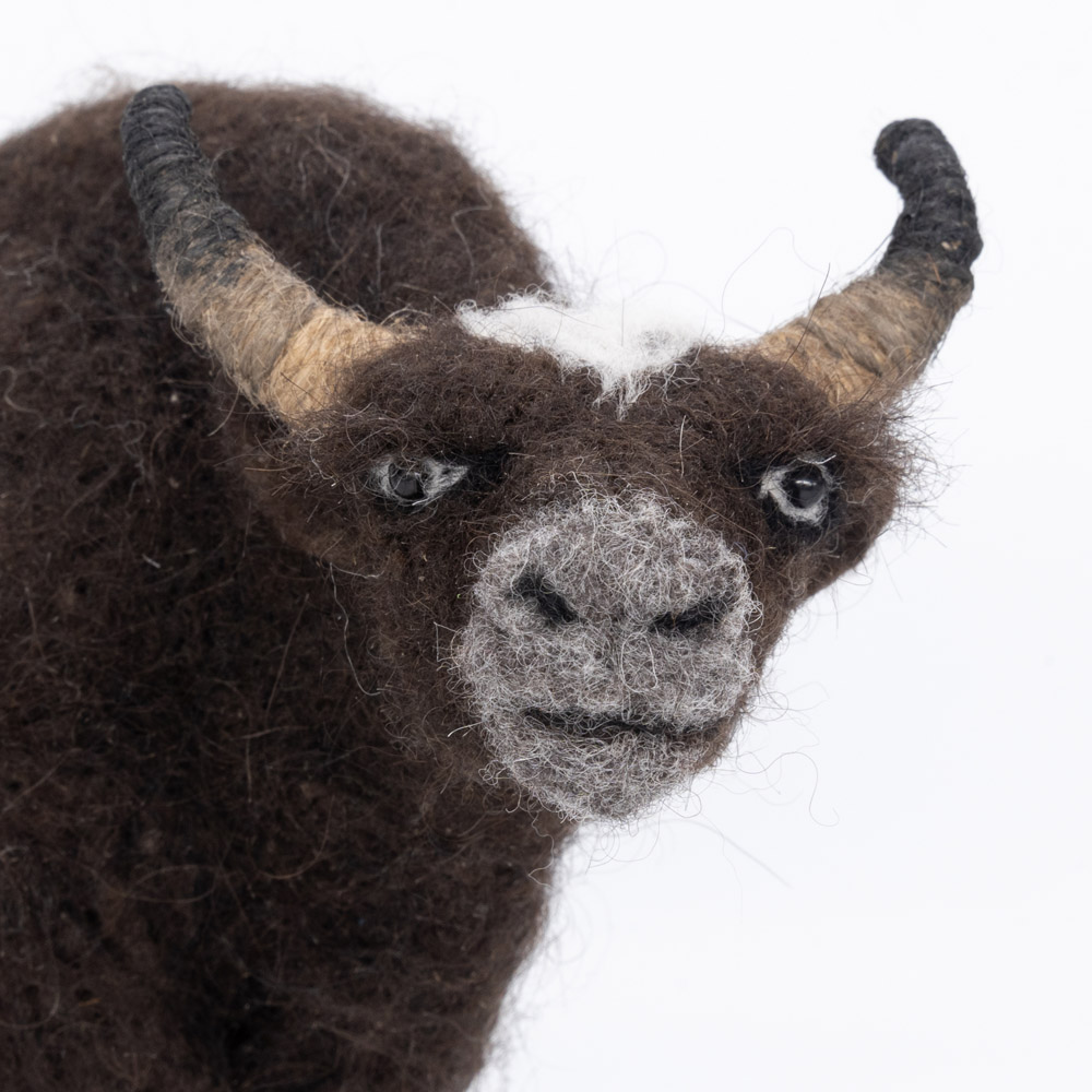 Yak-Kuscheltiere aus Filz