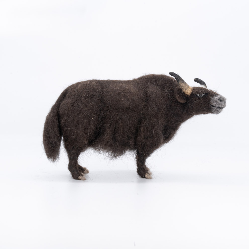 Yak-Kuscheltiere aus Filz