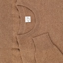 Pullover aus Yakwolle, dunkelbraun