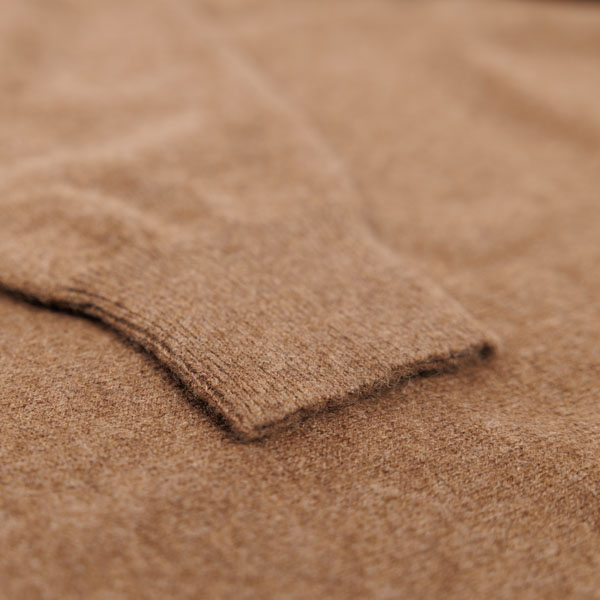 Pullover aus Yakwolle, dunkelbraun