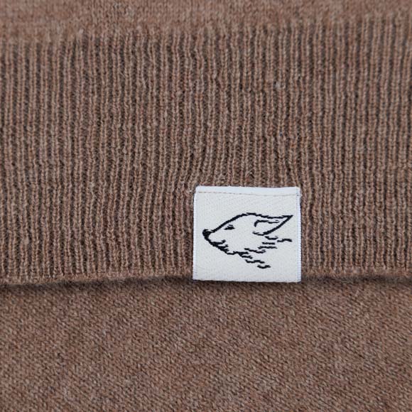 Pullover aus Yakwolle, dunkelbraun