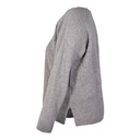 Loose Fit Pullover aus Yakwolle, grau