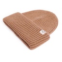 Beanie aus Kamelwolle, braun, Seite