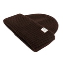 Beanie aus Yakwolle, dunkelbraun, Seite