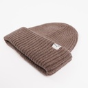 Beanie aus Yakwolle, braun, Seite