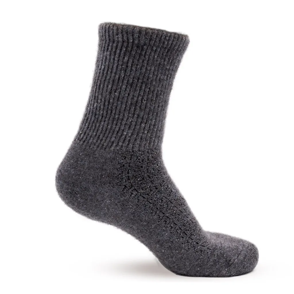 Socken aus Schafwolle, schiefergrau