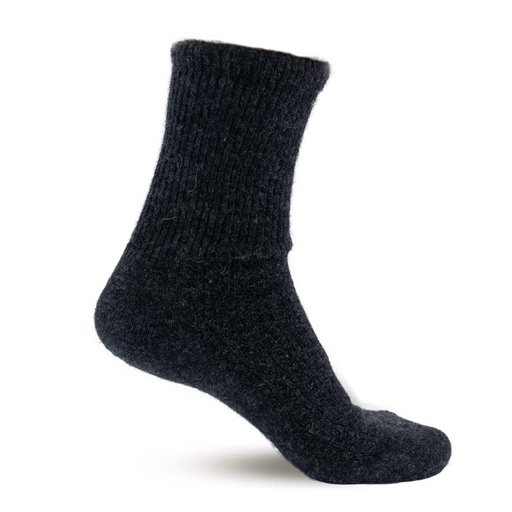 Socken aus Schafwolle, schiefergrau (35-37)