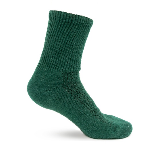 Socken aus Schafwolle, tannengrün (35-37)