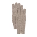 Gloves made of yak wool, grey