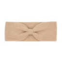 Stirnband aus Kamelwolle (Schleifen Design), beige