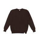 Slim fit sweater made of yak wool, dark brown