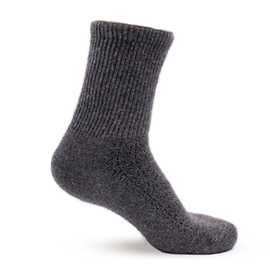Sheep wool socks, stone grey