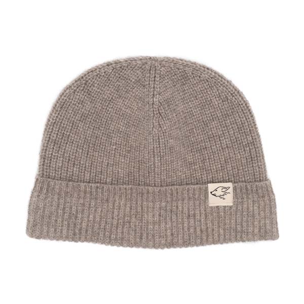 Beanie made of yak wool, grey