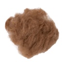 Camel wool carded, brown (100g)