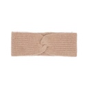 Stirnband aus Kamelwolle (Knoten), beige
