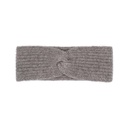 Headband made of yak wool, grey