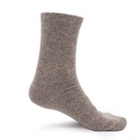 Dünne Socken aus Schafwolle, naturgrau