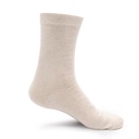Dünne Socken aus Schafwolle, naturweiß