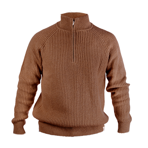 Troyer made from camel wool, brown