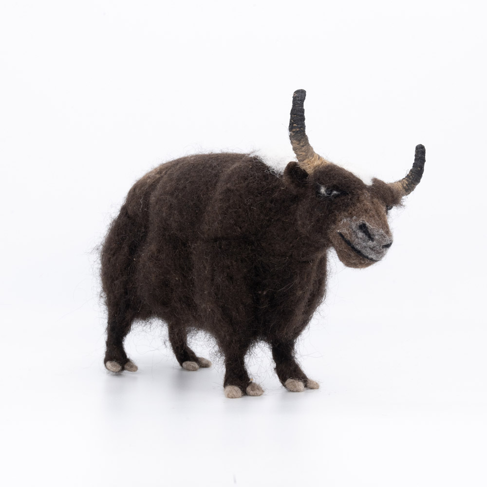Yak-Kuscheltiere aus Filz