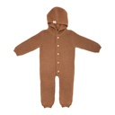 Baby overall made of camel wool, brown