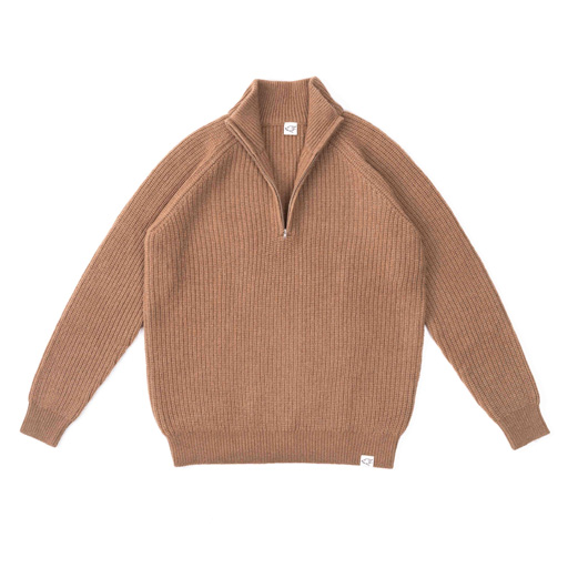 Troyer made from camel wool, brown