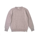 Crew-neck sweater made from yak wool, grey