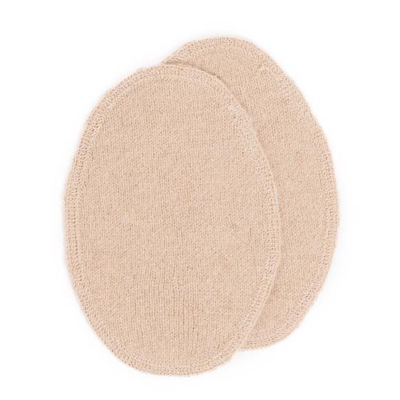 Aufnäher-Patches für Pullover & Jacken (beige, Kamelwolle)