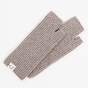 Wrist warmers made of yak wool, grey
